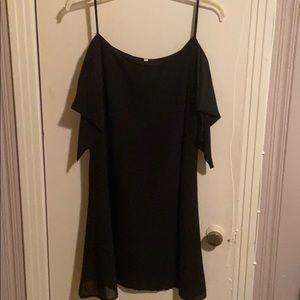 *SOLD* Black Cold Shoulder Dress NWOT